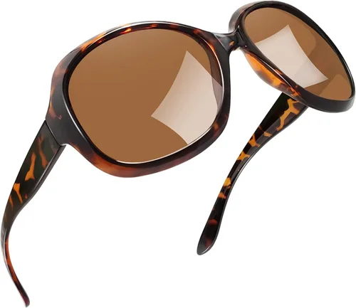 Joopin Lentes de sol de gran tamaño para mujer, polarizados, grandes, para conducción, protección UV, grandes sombras