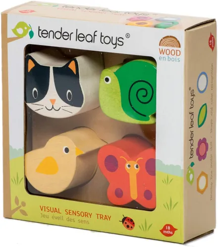 Miniatura 3 de Tender Leaf Toys - Bandejas sensoriales - Bloques para bebés, clasificador de formas, juguete de clasificación de identificación de formas STEM