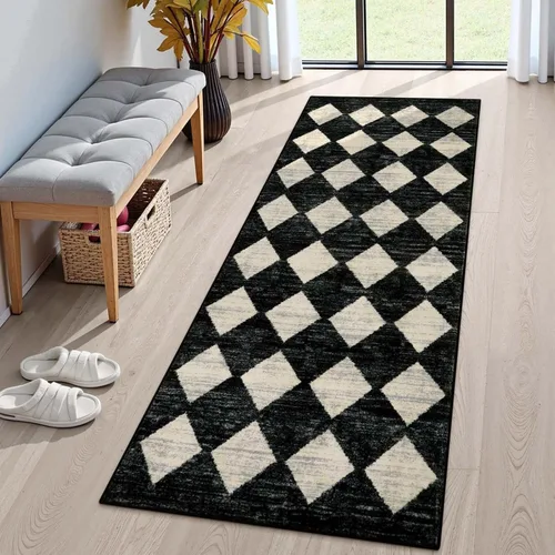 Miniatura 16 de Lahome Alfombras de Área Lavables a Máquina para Dormitorio Estético, Alfombra de Área Suave 4x6 pies para Sala de Estar Antideslizante, Alfombras