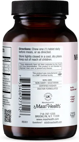 Miniatura 3 de Maxi Health Active Pro-10 Kids Probiotic Chewables - 15 cepas para la salud digestiva e inmunológica - Mezcla de 10 mil millones de probióticos