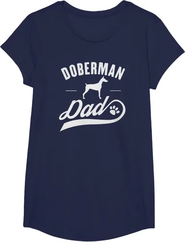 Miniatura 27 de Doberman Dad - Camiseta para amante del dueño del perro, Negro, S