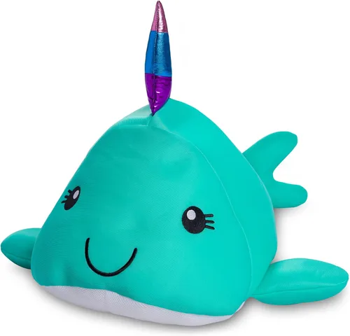 Posh Creations Flotadores flotantes de animales y fideos con EPS para niños, adolescentes y adultos, cómodo flotador de piscina de peluche para