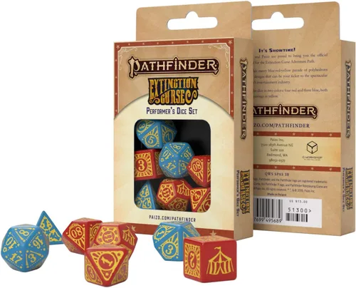Miniatura 2 de Q-Workshop Pathfinder Extinction - Juego de dados para intérprete de maldición