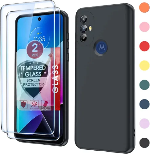 Miniatura 173 de LeYi Funda para Motorola Moto G Play 4G 2024: Funda para Moto G Play 4G 2024 con funda delgada y antiarañazos, silicona líquida a prueba de golpes