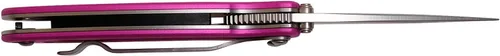 Miniatura 8 de Kershaw Cuchillo de bolsillo rosa cebollino, hoja de acero 420HC de 1.9 pulgadas, mango de acero inoxidable 410, apertura asistida con aleta