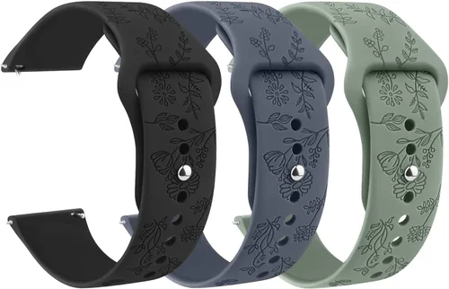 Meliya Veryfit - Correas de reloj inteligente, correas de reloj de 22mm para IDW13 IDW16 IDW19 IDW26 IDW28 Smartwatch, correa de repuesto deportiva