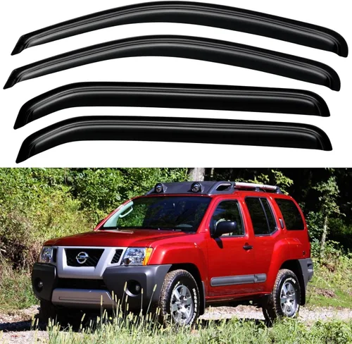 Miniatura 63 de YQAUTEC Viseras de Ventana Protectores de Lluvia para Honda Civic 2022 2023 2024 2025 2026, Deflectores de Viento de Ventilación de Ventana Fuera