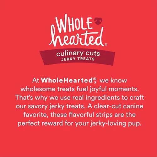 Miniatura 5 de WholeHearted by Petco Culinary Cuts Receta de carne seca para perros golosinas de 16 onzas