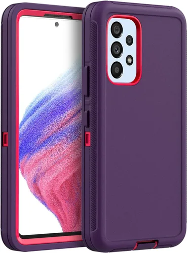 Miniatura 10 de AICase Funda para Galaxy A53 5G, resistente protección contra caídas, cuerpo completo, a prueba de golpes, a prueba de polvo, militar, resistente