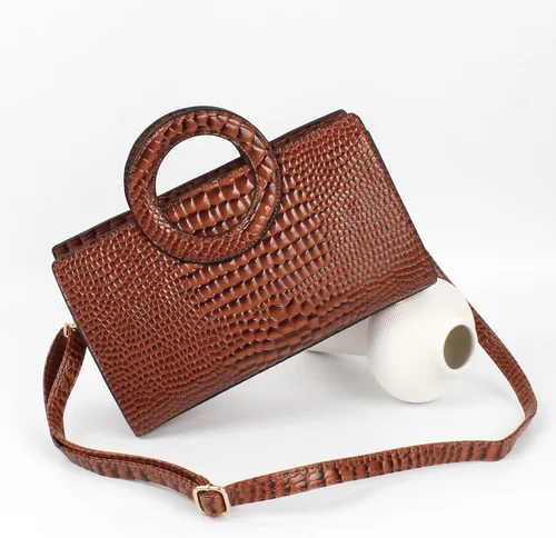 Miniatura 93 de ZLMBAGUS - Bolso de mano para mujer, diseño vintage con solapa y asa, de piel sintética, para llevar al hombro