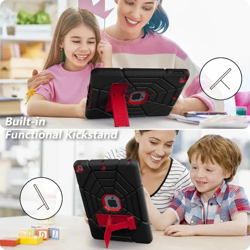 Miniatura 5 de Grifobes Fundas para iPad 6ª/5ª generación 2018/2017, para iPad Air 2 2014 9.7 pulgadas, resistente a prueba de golpes y resistente funda protectora
