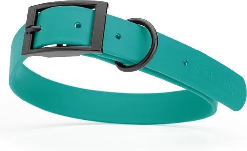 Miniatura 78 de Dogline Biothane - Collar impermeable para perro con hebilla de liberación rápida, resistente cincha de nailon recubierta con resistente y a prueba