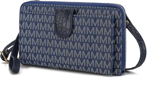Miniatura 17 de MKF Collection Bolso cruzado para mujer, diseño de mensajero, cartera de mano