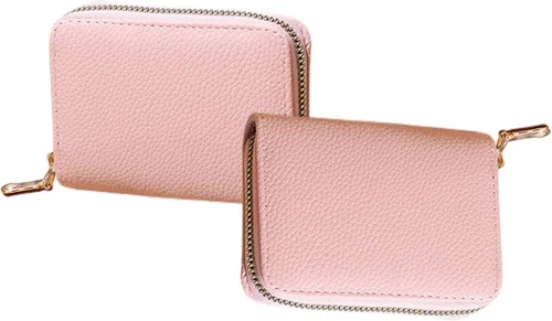 Miniatura 7 de PEIQICHU Estuches de tarjetas para mujer, Rosado, Moda