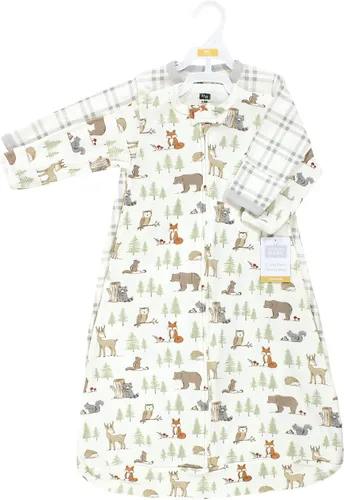Miniatura 2 de Hudson Baby Saco de dormir unisex de algodón con manga larga para bebé, saco, manta Forest Animals