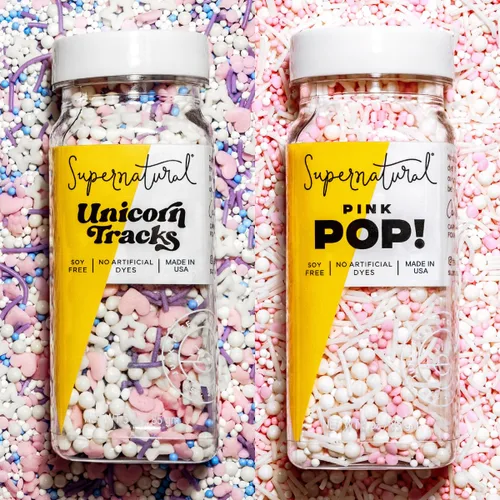 Miniatura 16 de Supernatural All Natural Sprinkles Juego de Navidad Sin Colorantes, Sin Colorantes Artificiales, Sin Soja, Sin Gluten, Vegano y Espolvoreados