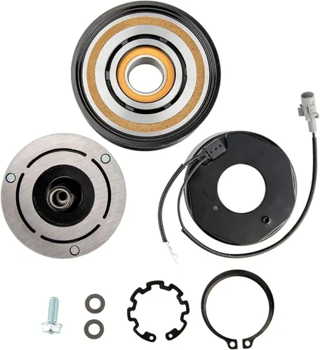 Miniatura 9 de 58544 Kit de embrague de compresor A/C de repuesto para Rogue 2008-2014 Rogue Select 2014-2014, kit de embrague de compresor de CA bobina de polea