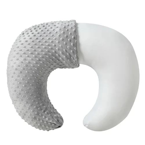 Miniatura 13 de Almohada y posicionador de lactancia, lactancia materna, alimentación con biberón, soporte para sentarse al bebé con funda extraíble ultra suave
