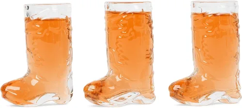 Miniatura 7 de Juego de vasos de chupito de botas de vaquero – Real (no plástico), decoraciones de vaquera y despedida de soltera, fiesta temática del oeste