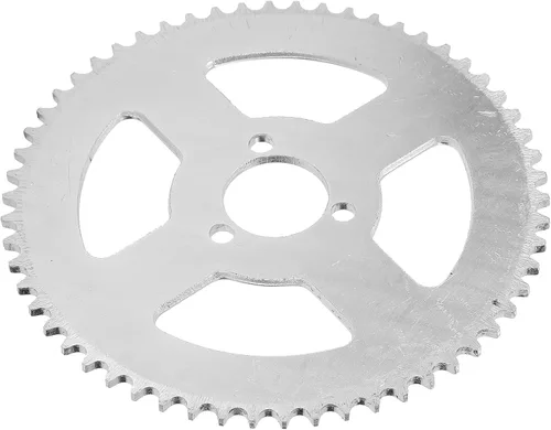 Miniatura 9 de VGEBY Piñón T8F 58T, Piñón de acero blanco T8F 58T, manivelas de 3 agujeros, 1.142 in, compatible con mini motocicleta de 47/49cc, ATV Kart