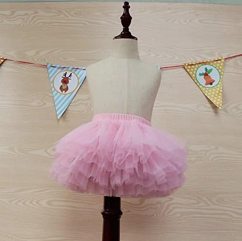 Miniatura 6 de Falda tutú para niña pequeña de 6 capas de tul tutús 1-8T