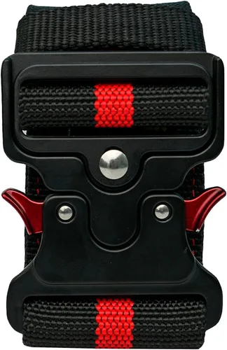Miniatura 9 de MELOTOUGH Cinturón de nailon de 2 pulgadas con hebilla de metal resistente y liberación rápida para trabajo al aire libre, cinturón para hombre