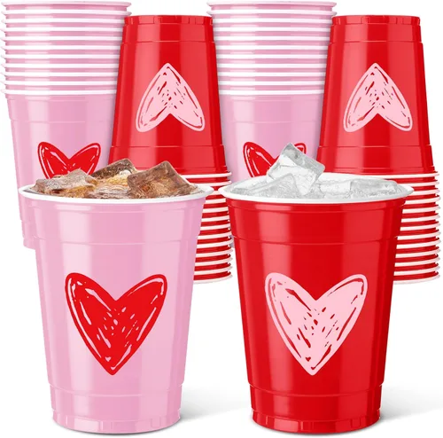 Miniatura 7 de Vesici 100 vasos de plástico desechables de 12 onzas para el día de San Patricio, tazas de tréboles verdes, suministros de fiesta del día de San