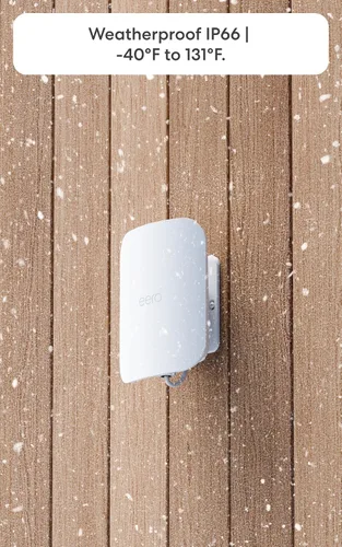 Miniatura 3 de Router wifi de malla Amazon eero Outdoor 7 con un mes gratis de eero Plus (con renovación automática), resistente a la intemperie