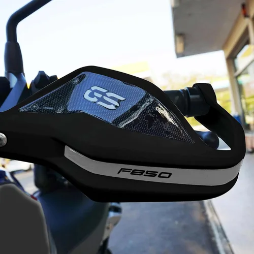 labelbike - 3D Resin Motorbike Stickers Hand Protections Compatible with BMW F850 GS and 850 ADV 2018-2024 Grey