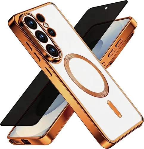 Miniatura 37 de Misscase Funda MagSafe compatible con iPhone 12 Pro Max con protector de lente de cámara, protección completa, funda magnética transparente