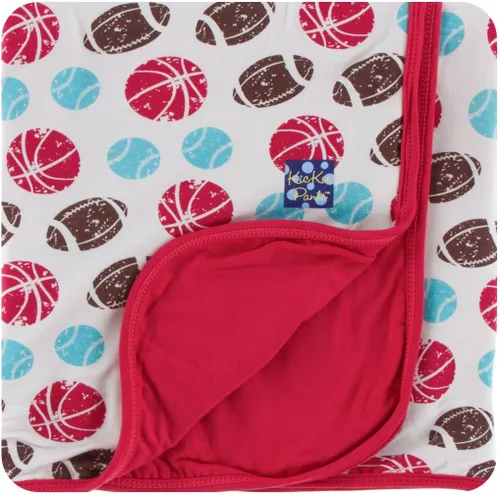 Miniatura 3 de KicKee Pants Manta estampada para niños pequeños, casas de Amazon, talla única
