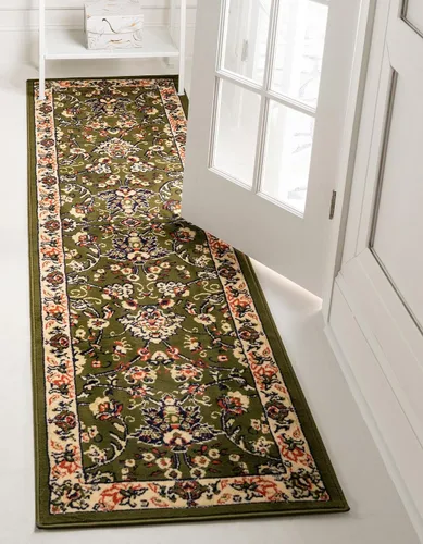 Miniatura 50 de Unique Loom Colección Sialk Hill - Alfombra de área Washington (7' 10" x 10' Rectángulo Burdeos/Crema)
