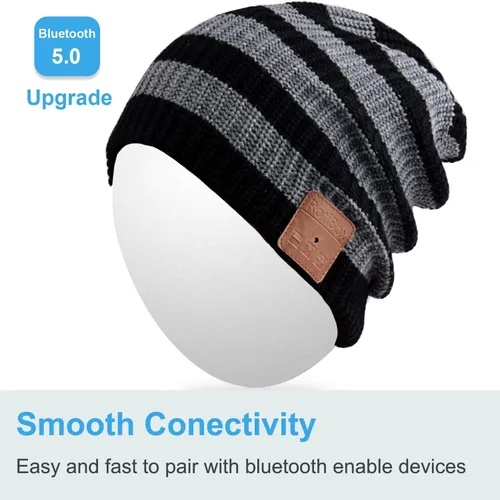 Miniatura 46 de Rotibox - Gorro inalámbrico con Bluetooth para deportes al aire libre, regalo de Navidad.