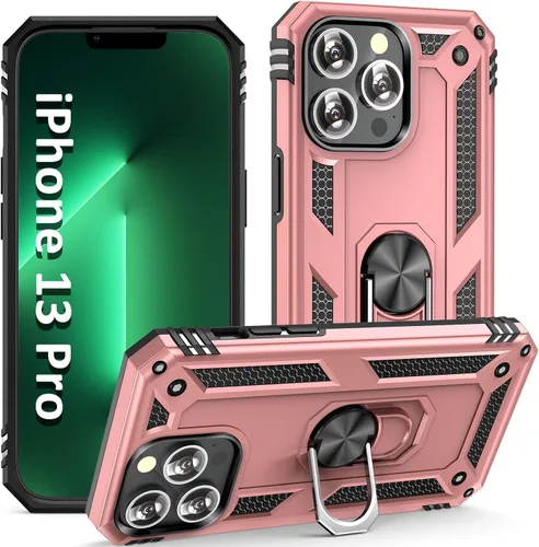 Miniatura 29 de ADDIT i Phone 13 Pro Max - Funda para iPhone 13 Pro Max, con anillo de soporte, soporte ajustable, grado militar, protección resistente, a prueba