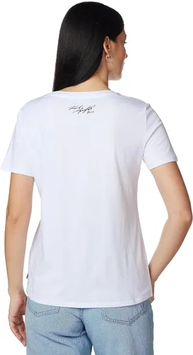 Miniatura 4 de Karl Lagerfeld Paris Women's Short Sleeve Sequin Eiffel Tower Tee