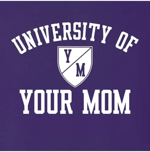 Miniatura 46 de Go All Out University of Your Mom - Sudadera con cuello redondo para hombre