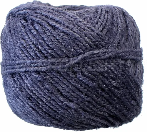 CleverDelights Cordel de yute azul marino, 50 yardas, 0.079 in de diámetro, cuerda de yute