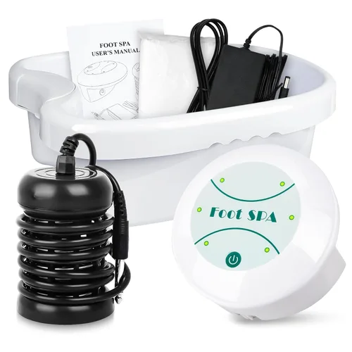Máquina iónica de desintoxicación del baño de pies, máquina de desintoxicación de pies con lavabo de masaje, baño de pies iónicos para uso