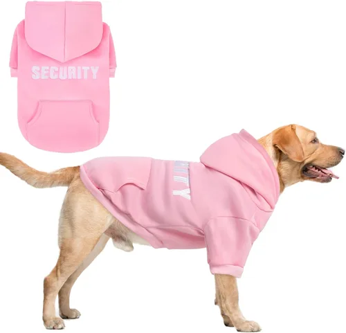 Miniatura 29 de SCENEREAL Sudadera de seguridad con capucha para perros grandes, medianos y pequeños, para niños y niñas, disfraz de perro suave con agujero para #1
