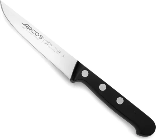 Miniatura 15 de Arcos Cuchillo de chef de 6 pulgadas de acero inoxidable. Cuchillo de cocina para cortar y pelar alimentos pequeños. Mango ergonómico