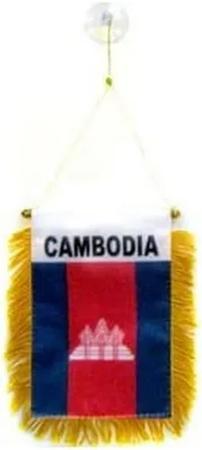Miniatura 3 de AZ FLAG Mini banner de Costa Rica de 6 x 4 pulgadas, banderín costarricense de 5.9 x 3.9 in, mini pancartas de 4 x 6 pulgadas con ventosa