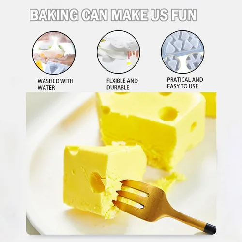 Miniatura 4 de Rolin Roly Molde de resina para queso, mini mousse, moldes epoxi, molde de silicona para pastel pequeño, triángulo 3D, moldes blancos, bricolaje