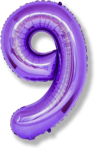Miniatura 33 de Globos de número azul pastel de 40 pulgadas, globo gigante autoinflable de aluminio número 5 de cumpleaños para niños, globos azul bebé para hombres