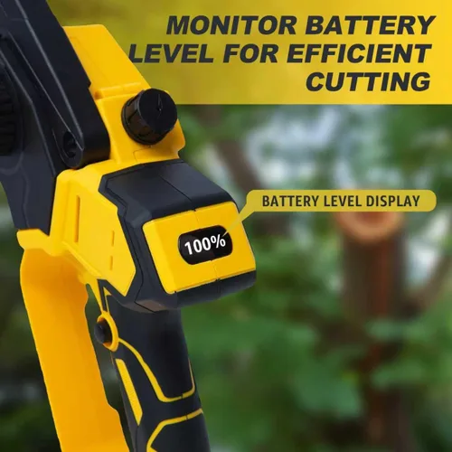 Miniatura 5 de Mini motosierra para batería Dewalt de 20 V MAX, mini motosierra eléctrica de mano inalámbrica de 8 pulgadas, motosierra sin escobillas para corte