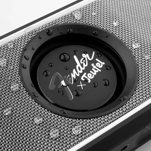 Miniatura 4 de Fender x Teufel ROCKSTER GO 2 Altavoz portátil Bluetooth – Sonido potente, resistente, impermeable, batería de 28 horas, correa de transporte