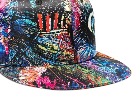 Miniatura 6 de Quanhaigou Gorra de béisbol estampada sombreros unisex con diseño de graffiti con Snapback y Snapback para el verano