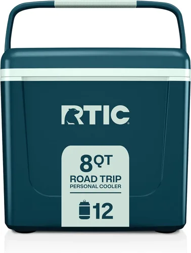Miniatura 21 de RTIC Hielera Personal para Viaje por Carretera de 8 QT, Pequeña, Compacta, Aislada, Caja de Hielo Portátil para Comida, Bebida, Bebidas, Playa, Gris