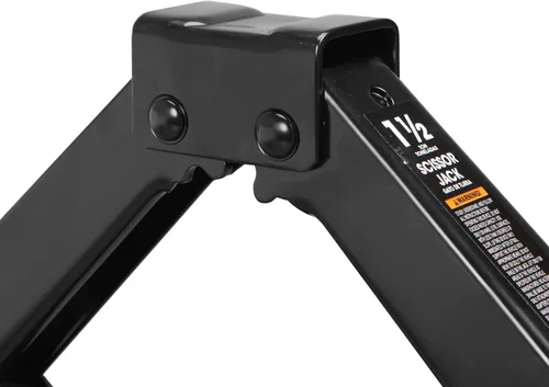 Miniatura 2 de Big RED T10152-1 Torin Car Scissor Jack: gato tijera portátil de acero para neumáticos con mango desmontable, gatos de nivelación duraderos