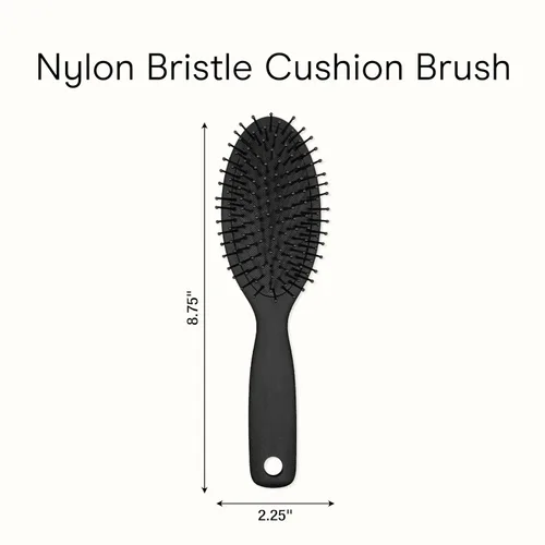 Miniatura 7 de CONAIR Cepillo de pelo para hombre, cepillo desenredante para hombre para cepillado diario y todo tipo de cabello, base de cojín flexible con cerdas