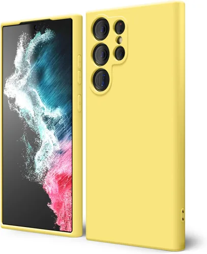 Miniatura 86 de oakxco Funda para teléfono Samsung Galaxy S21 Ultra con agarre de silicona líquida, bonita funda delgada y delgada de goma suave de TPU lisa